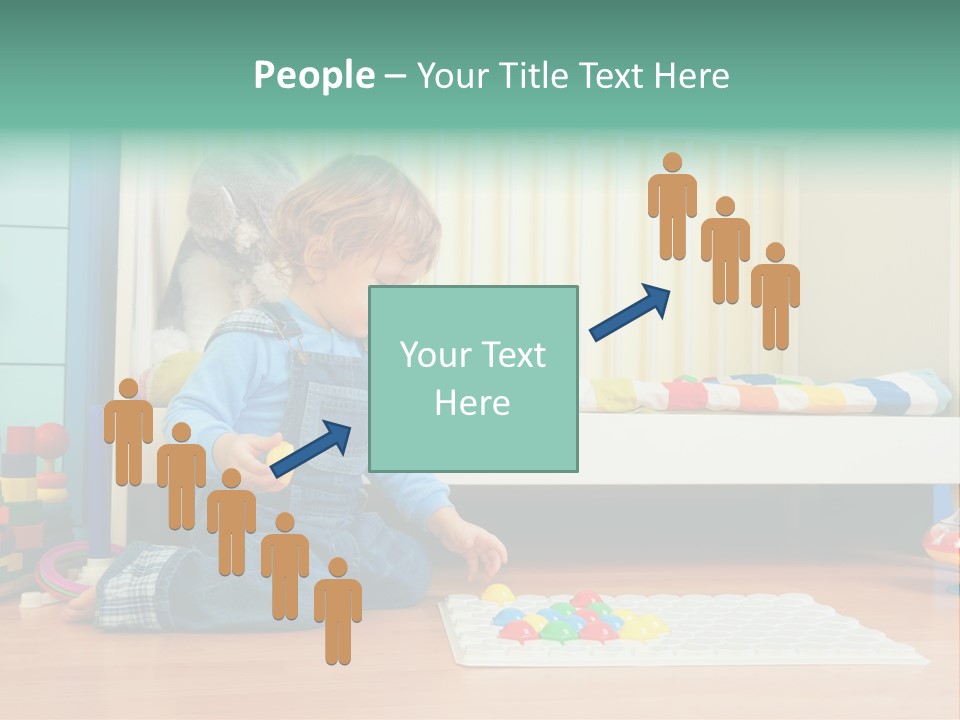 Kid Blue Floor PowerPoint Template