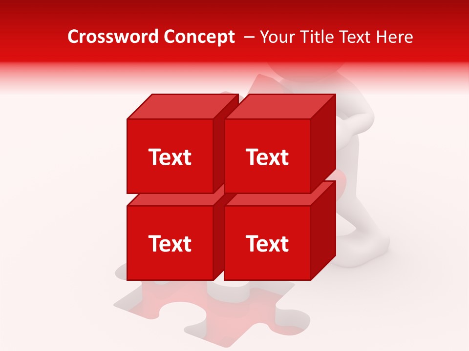 Pattern Jigsaw Connection PowerPoint Template
