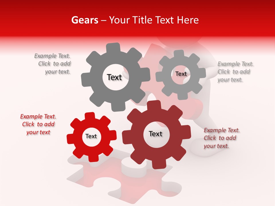 Pattern Jigsaw Connection PowerPoint Template