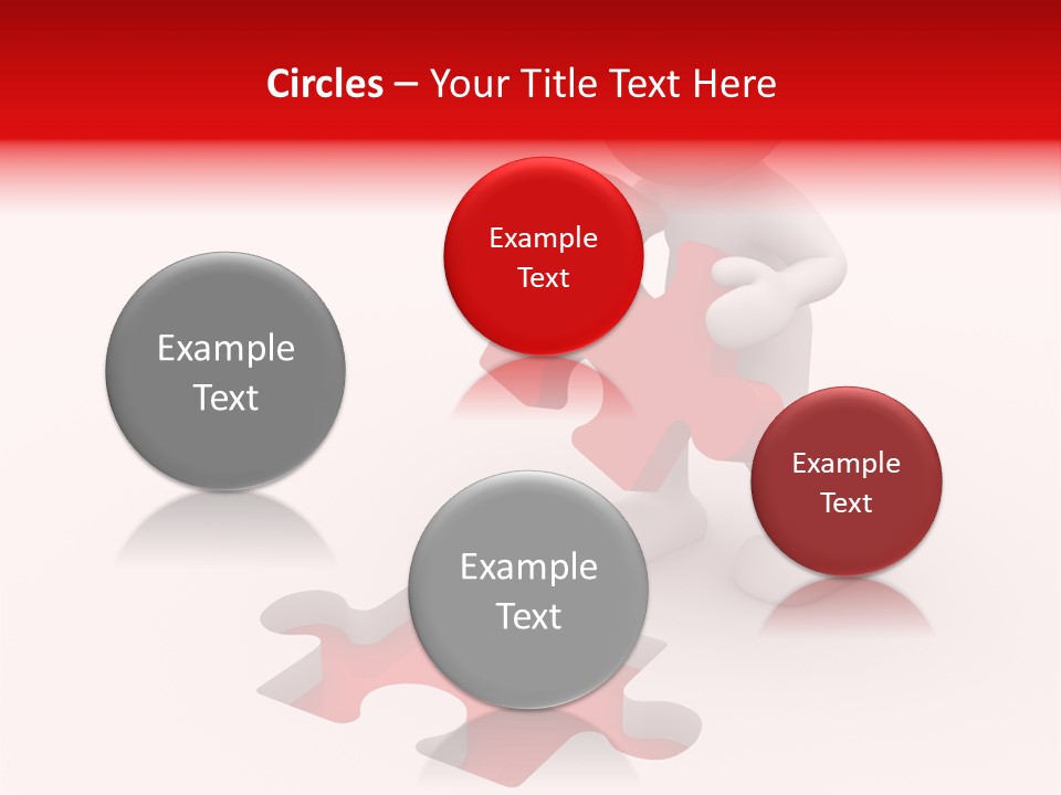 Pattern Jigsaw Connection PowerPoint Template