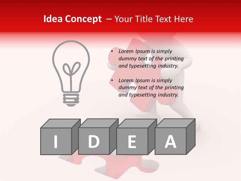 Pattern Jigsaw Connection PowerPoint Template