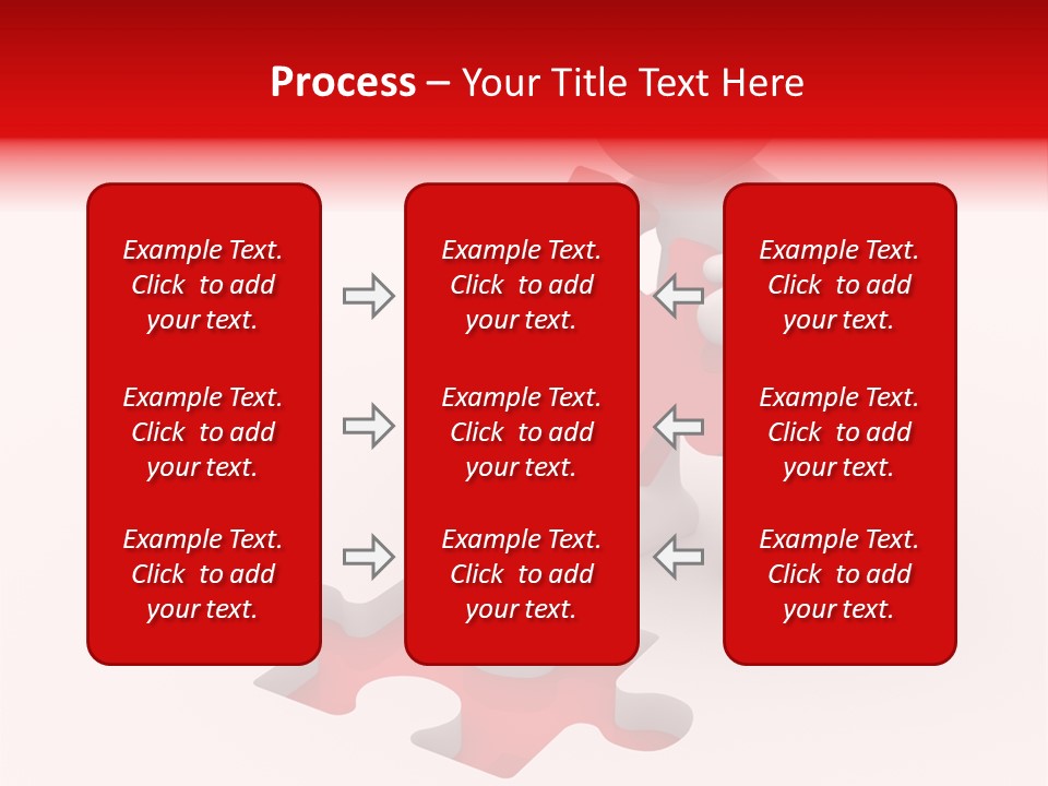 Pattern Jigsaw Connection PowerPoint Template