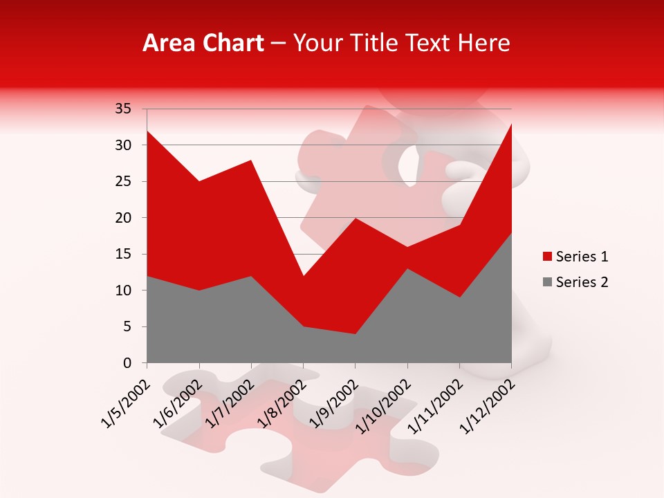 Pattern Jigsaw Connection PowerPoint Template