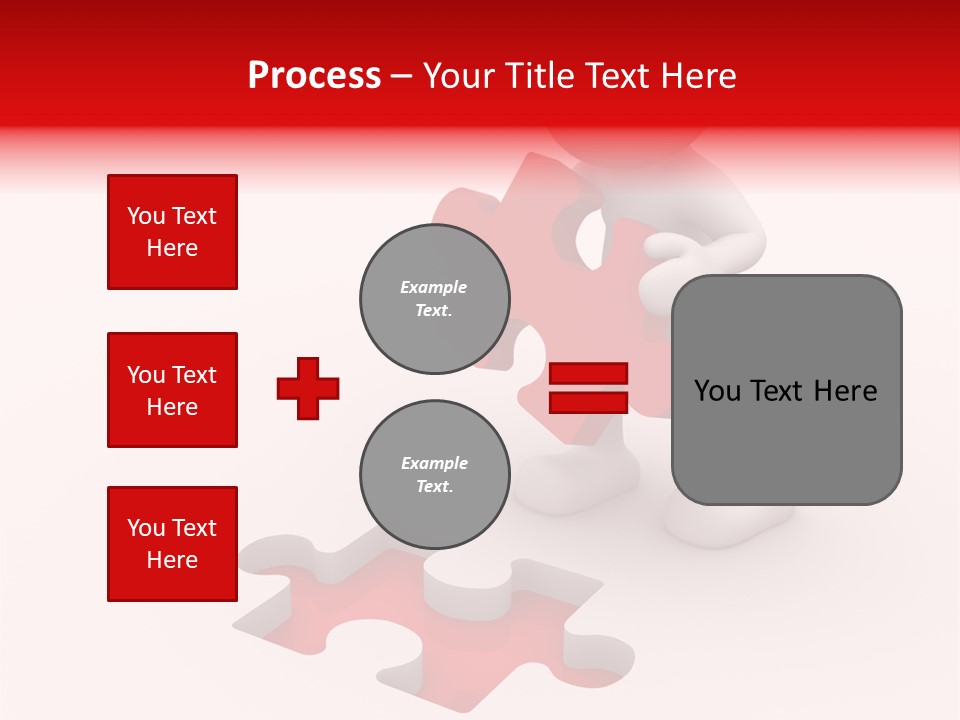 Pattern Jigsaw Connection PowerPoint Template