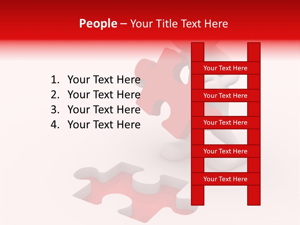 Pattern Jigsaw Connection PowerPoint Template