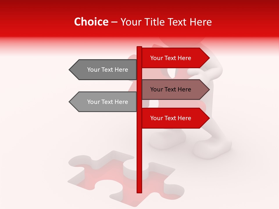 Pattern Jigsaw Connection PowerPoint Template