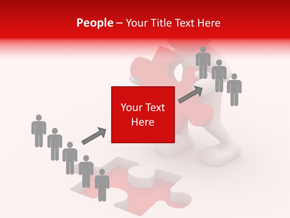 Pattern Jigsaw Connection PowerPoint Template