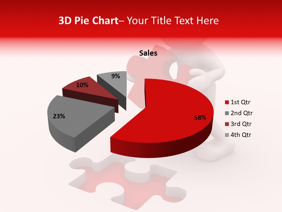 Pattern Jigsaw Connection PowerPoint Template