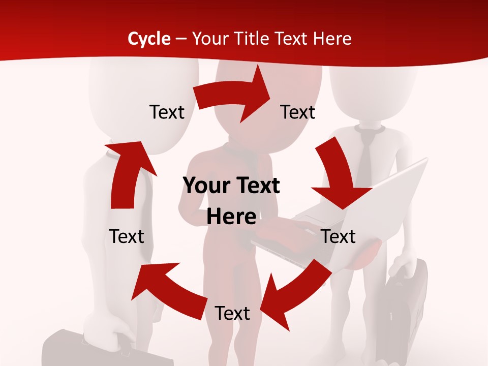 Background Hand Communication PowerPoint Template