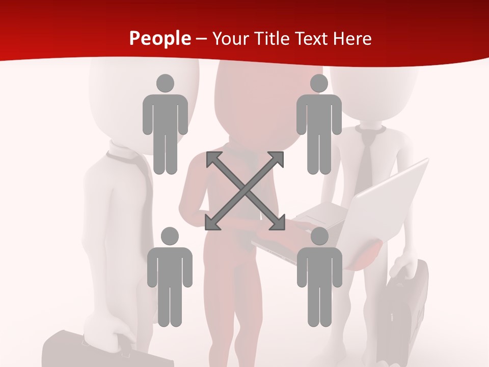 Background Hand Communication PowerPoint Template