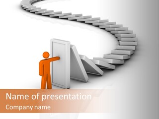 Economic Change Cartoon PowerPoint Template