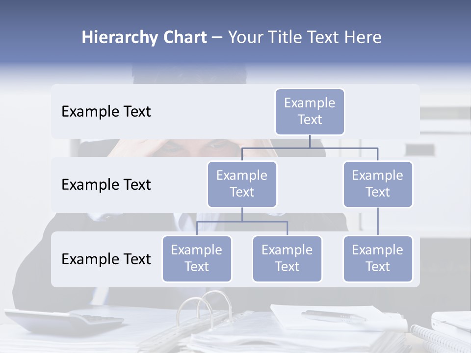 Person Office Headache PowerPoint Template