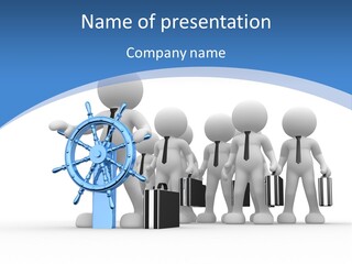 Person Superior Art PowerPoint Template