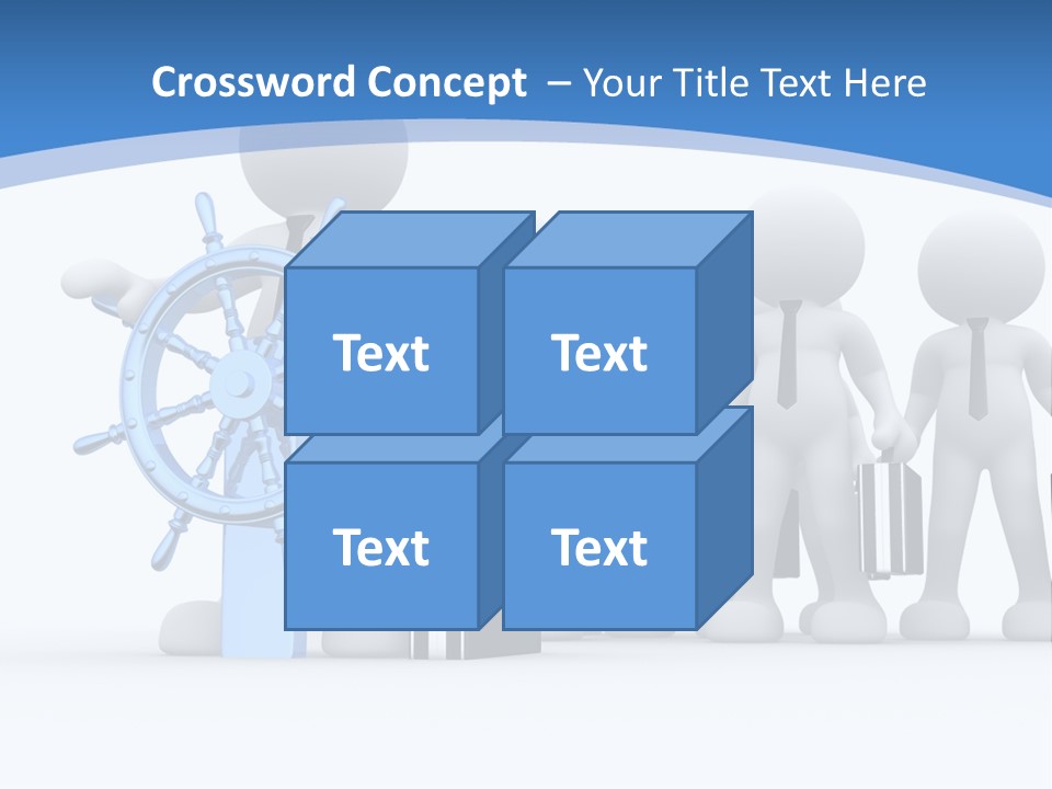 Person Superior Art PowerPoint Template