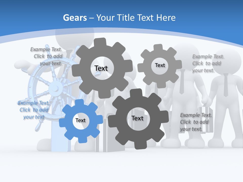 Person Superior Art PowerPoint Template