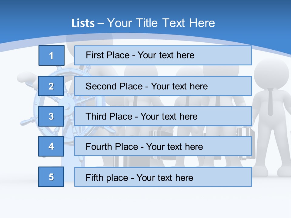 Person Superior Art PowerPoint Template