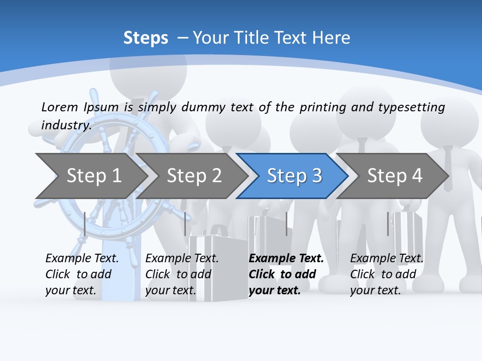 Person Superior Art PowerPoint Template