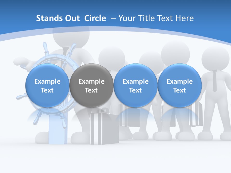 Person Superior Art PowerPoint Template