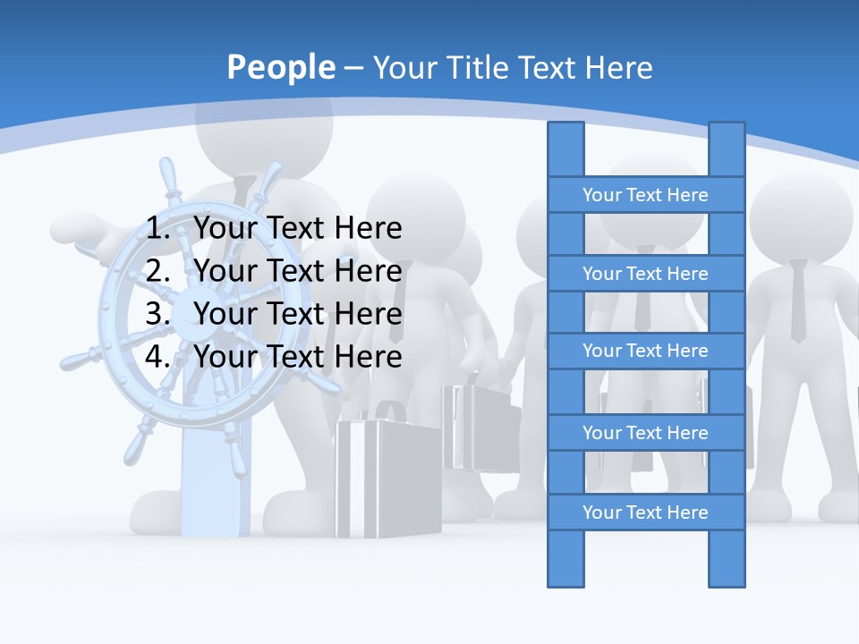 Person Superior Art PowerPoint Template