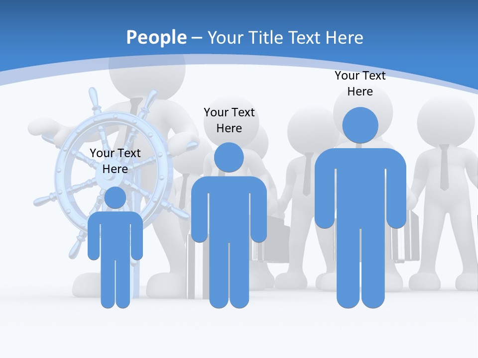 Person Superior Art PowerPoint Template