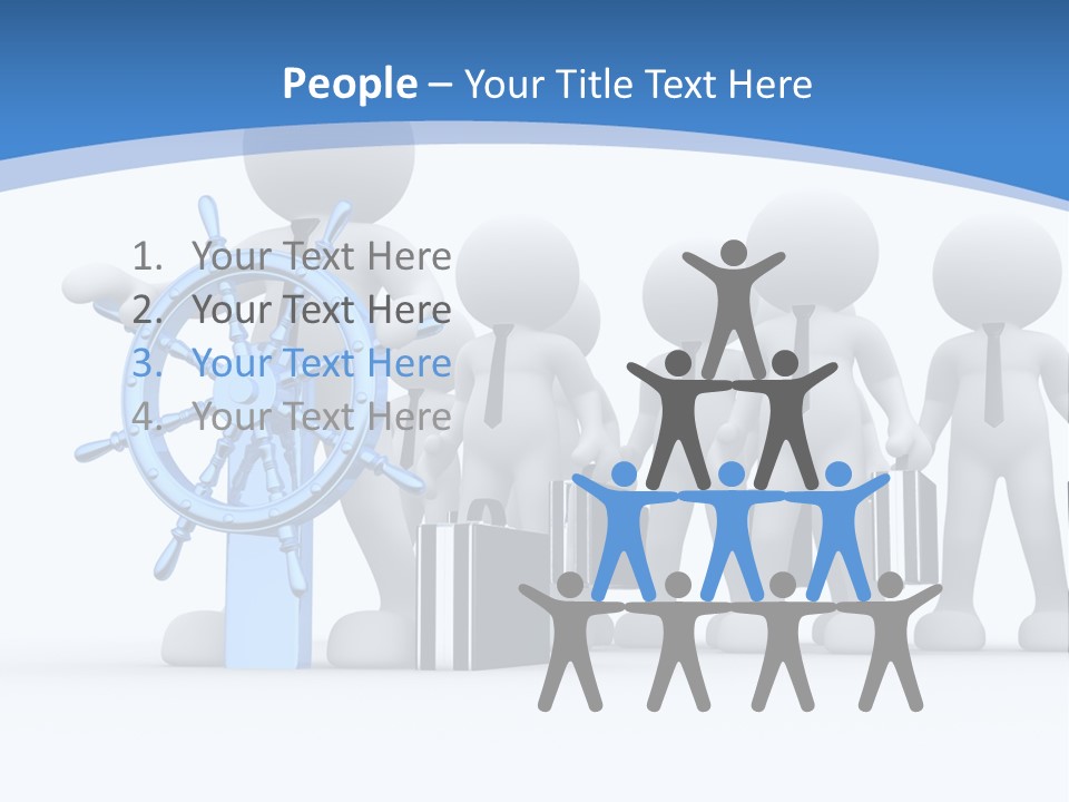 Person Superior Art PowerPoint Template