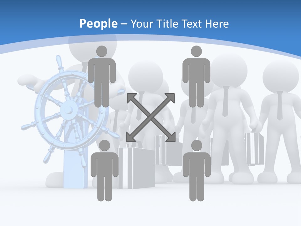 Person Superior Art PowerPoint Template