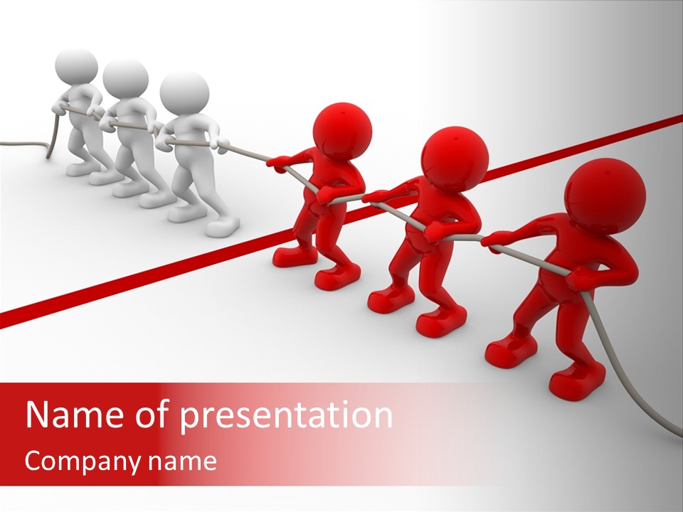 Effort Winner Grey PowerPoint Template