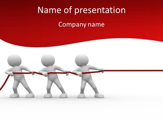 Rope Human Growth PowerPoint Template