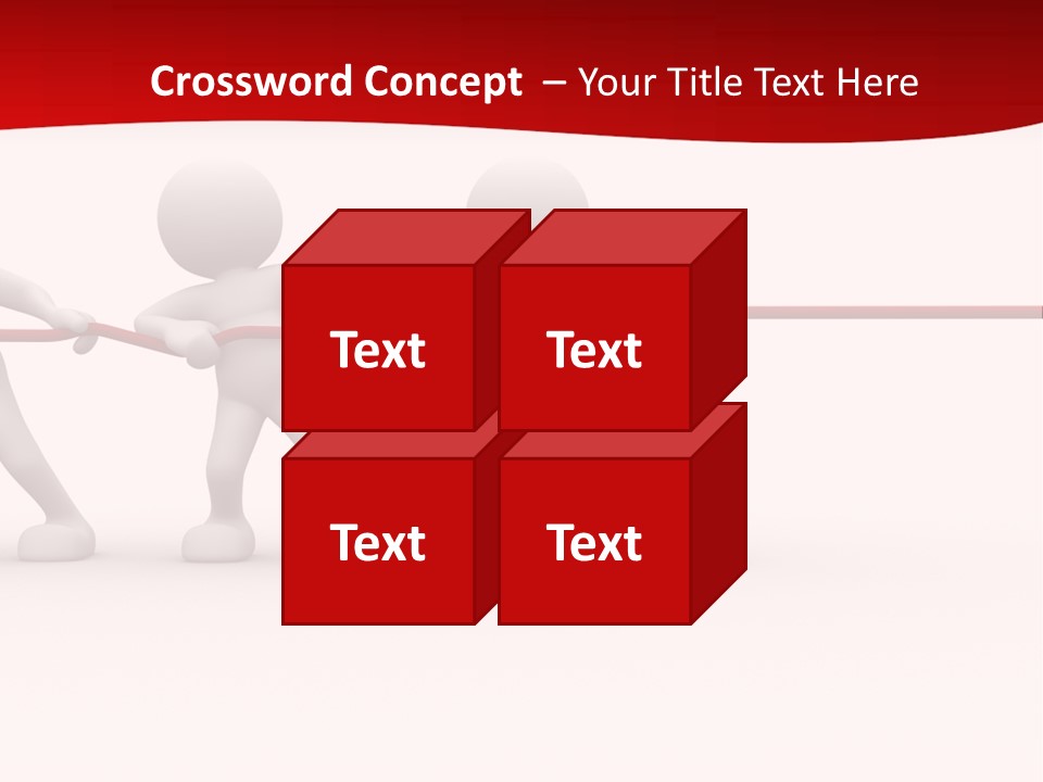 Rope Human Growth PowerPoint Template