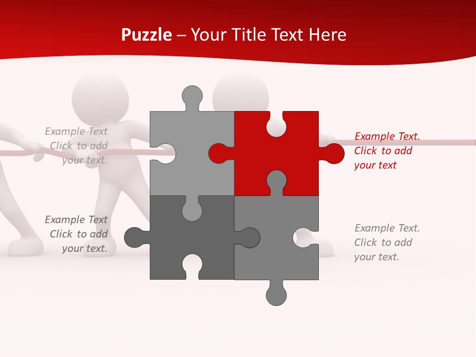 Rope Human Growth PowerPoint Template