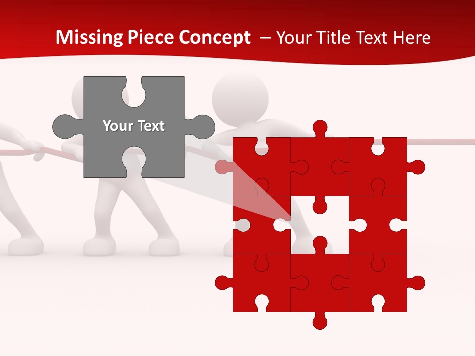 Rope Human Growth PowerPoint Template