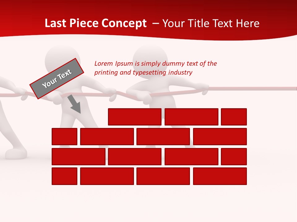 Rope Human Growth PowerPoint Template