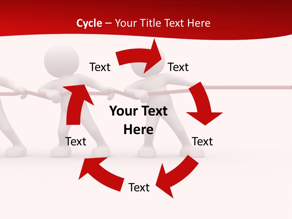 Rope Human Growth PowerPoint Template