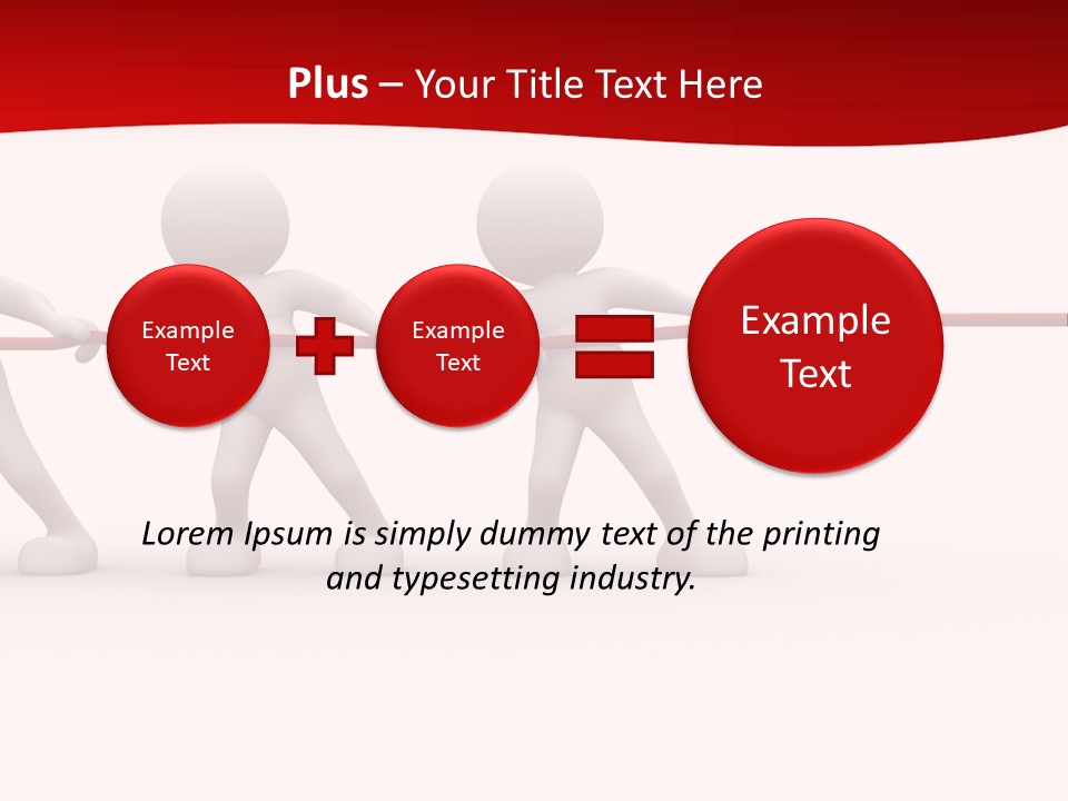Rope Human Growth PowerPoint Template