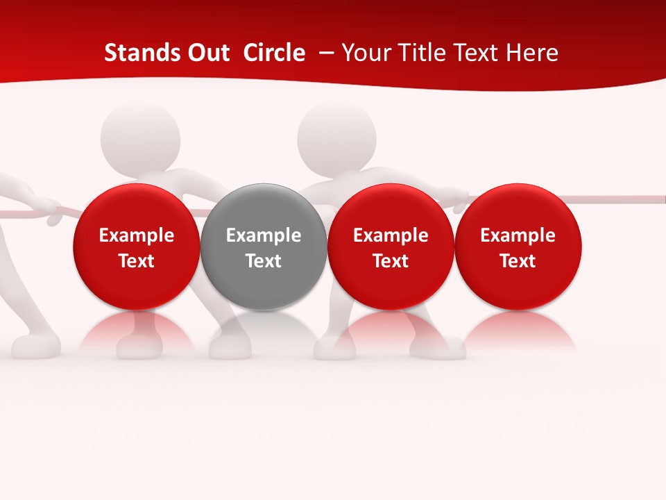 Rope Human Growth PowerPoint Template