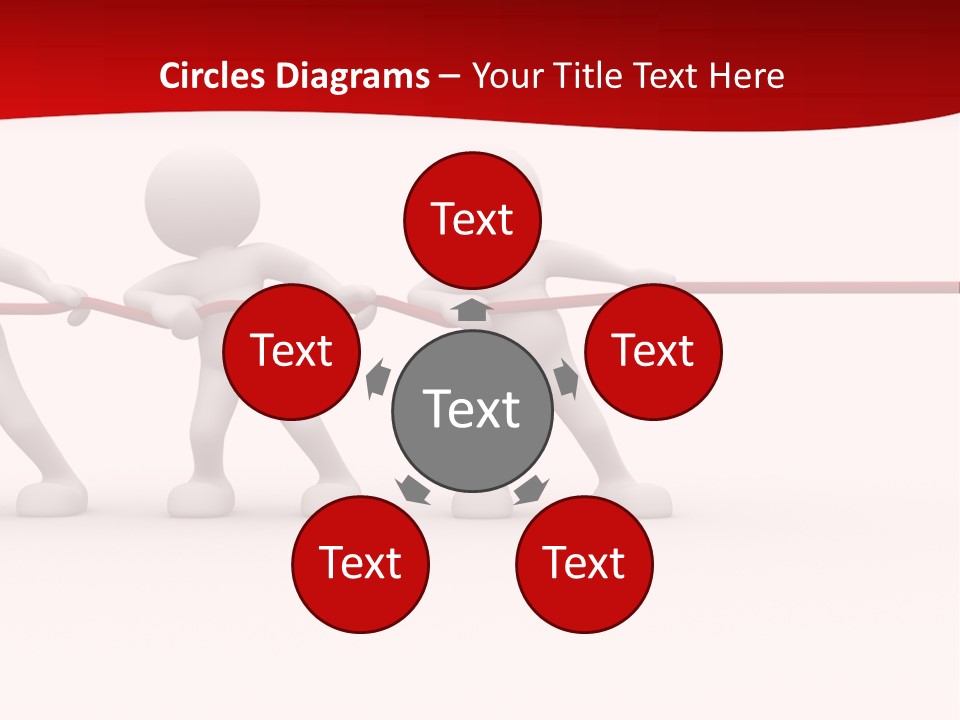 Rope Human Growth PowerPoint Template