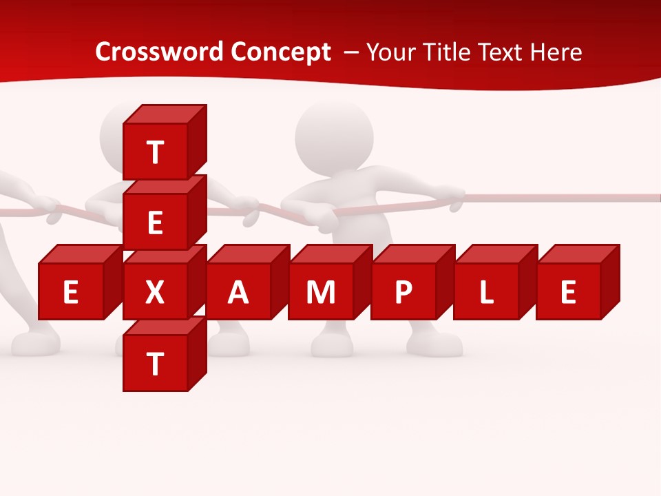 Rope Human Growth PowerPoint Template
