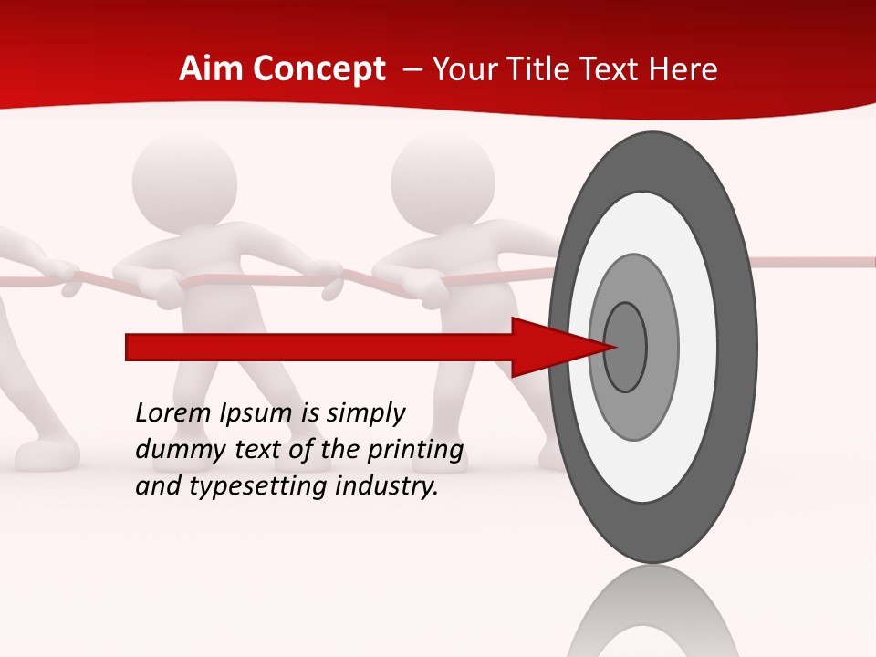 Rope Human Growth PowerPoint Template