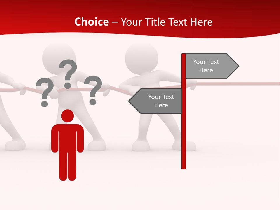 Rope Human Growth PowerPoint Template