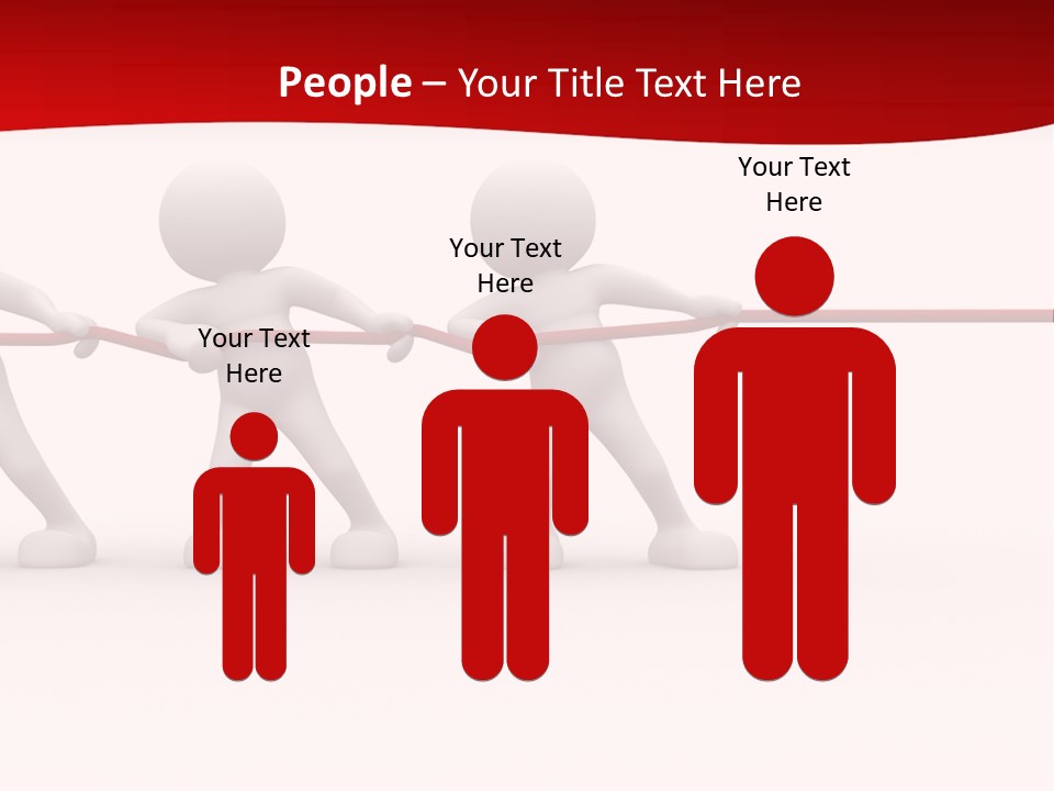 Rope Human Growth PowerPoint Template