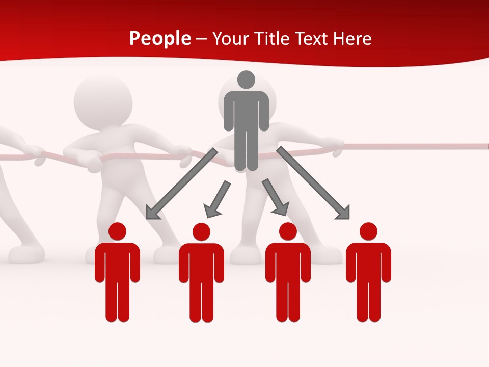Rope Human Growth PowerPoint Template