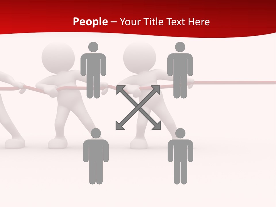Rope Human Growth PowerPoint Template