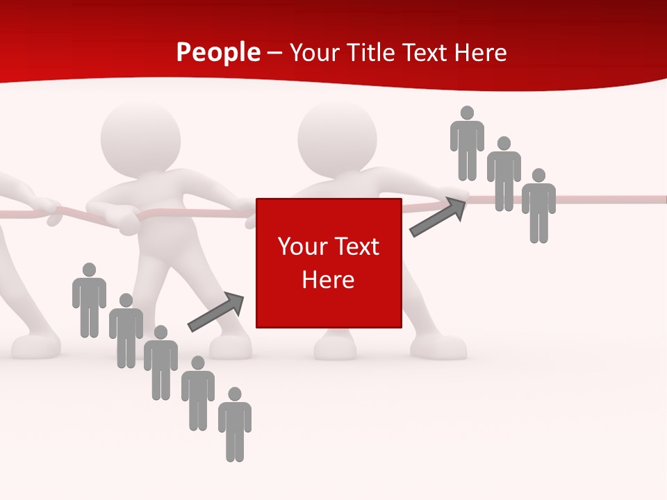 Rope Human Growth PowerPoint Template