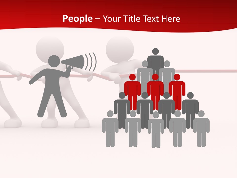 Rope Human Growth PowerPoint Template