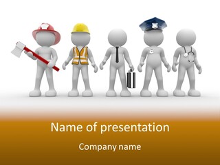 Business Tie Entrepreneur PowerPoint Template