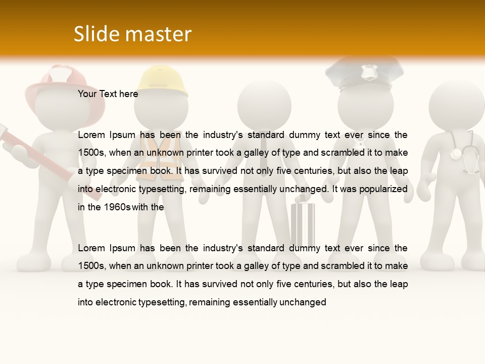 Business Tie Entrepreneur PowerPoint Template