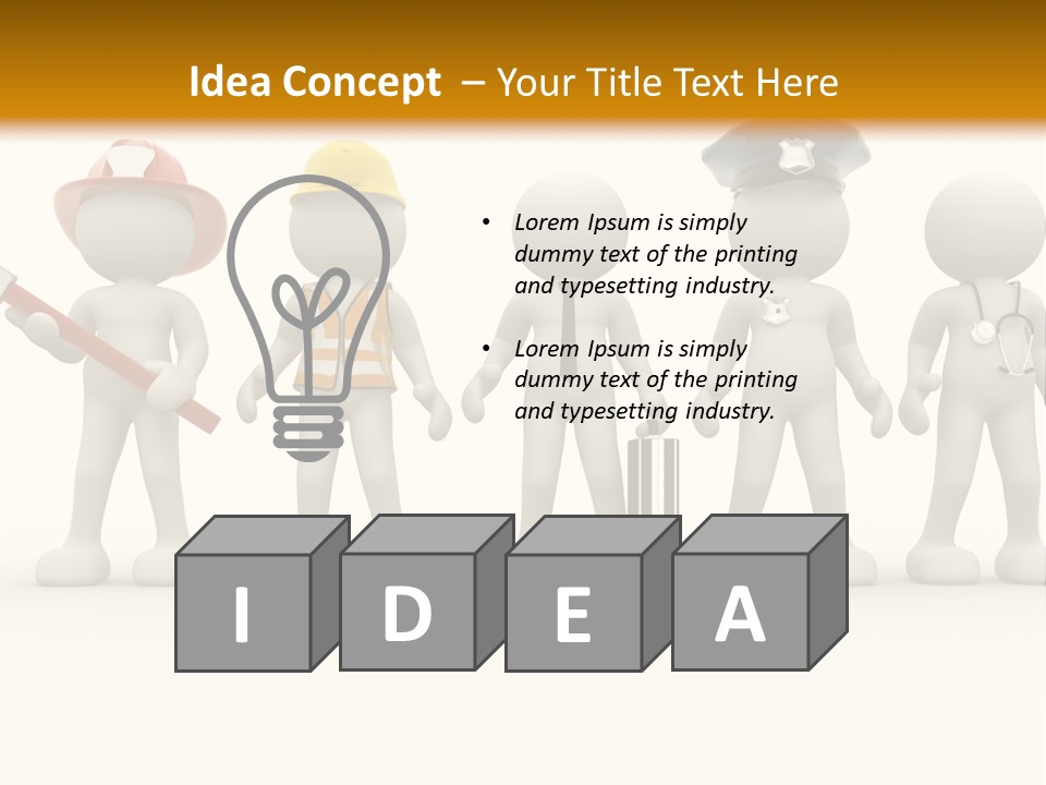 Business Tie Entrepreneur PowerPoint Template