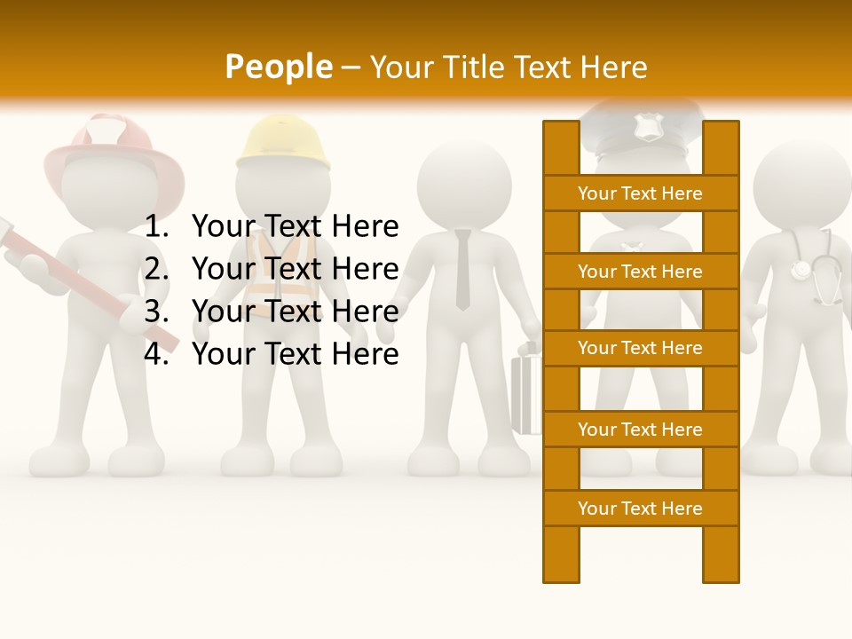 Business Tie Entrepreneur PowerPoint Template