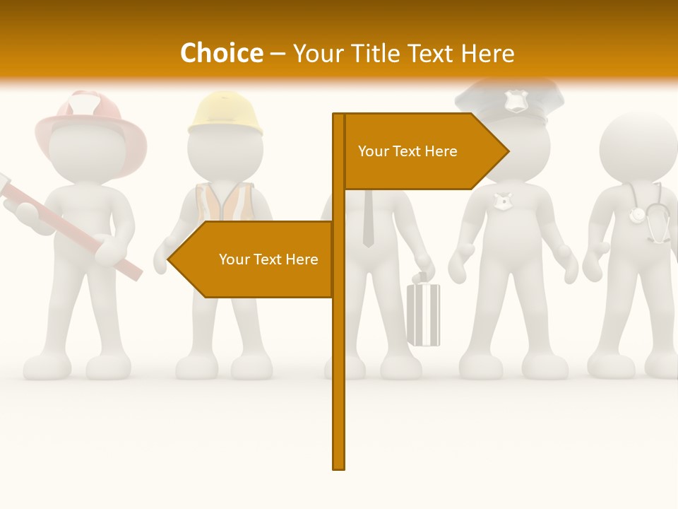 Business Tie Entrepreneur PowerPoint Template