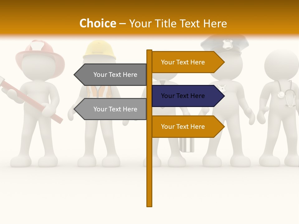 Business Tie Entrepreneur PowerPoint Template